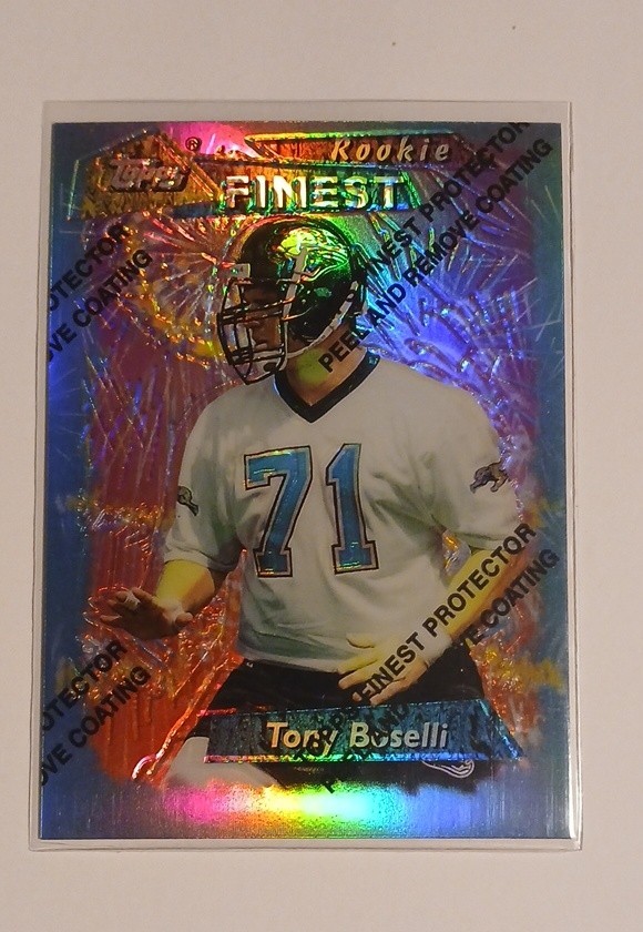 1995 Topps Finest - Rookie Tony Boselli #189 Refractor (RC)