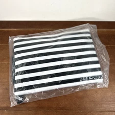 NEW, LATAM Airlines Business Class Amenity Bag Black White Striped Travel Kit