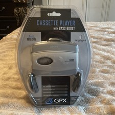 GPX Cassette Player with Bass Boost and Adjustable Headphones C3023 New Sealed