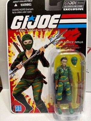 2018 GI Joe Collectors Club Exclusive FSS 7- 12 Jinx Tiger Force Ninja MOC. NICE