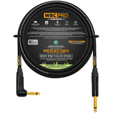Worlds Best Cables 10 Foot - Wbc-Pro-Guitar 20 Awg - Low-Cap 18Pf/Ft Pro-Grade