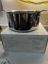 All-Clad Stainless Steel 8 Qt Quart Pot with Lid