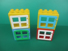 Lego Duplo Fenster 4 Stück Set Hausbau Puppenhaus Bauernhof (220725P)