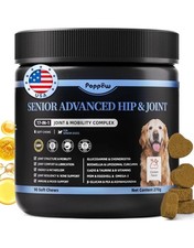 17-in-1 Senior Dog Joint Chews Glucosamine Chondroitin MSM w/ Curcumin CoQ10
