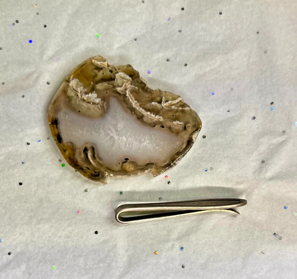 Винтажный GEORG JENSEN Дании серебро галстук бар/зажим/застежка-#75B - Изображение 4 из 4