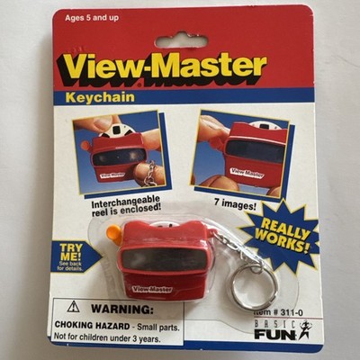 View-Master Keychain by Basic Fun Inc.  Vintage 1997 New In Package