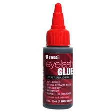 Sassi Eyelash Glue Dark 1oz | Quick-Drying, Natural 1 Fl Oz (Pack of 1), 