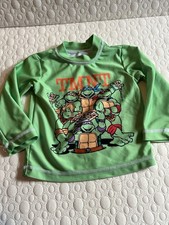 Teenage Mutant Ninja Turtles Long Sleeve Swim Shirt Sz 12 Months