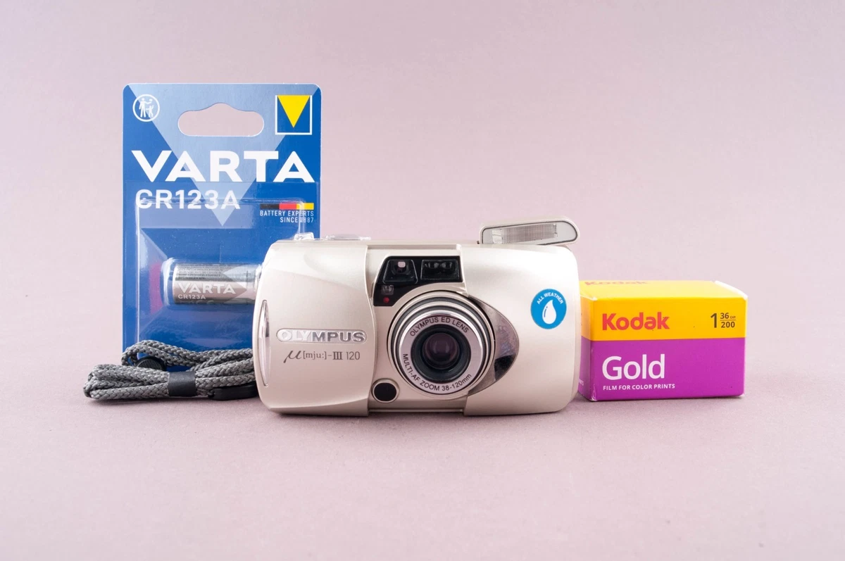 Preços baixos em Olympus µ[mju:]-III 120 câmeras de Filme | eBay