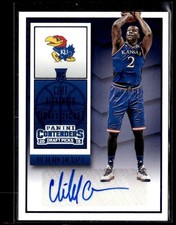 2015-16 Panini Contenders Draft Picks College Ticket Autographs Blue Foil Cliff