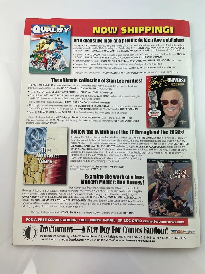 Draw! Magazine #22 Spring 2012 Frank Miller Scott Williams - Image 2 of 2