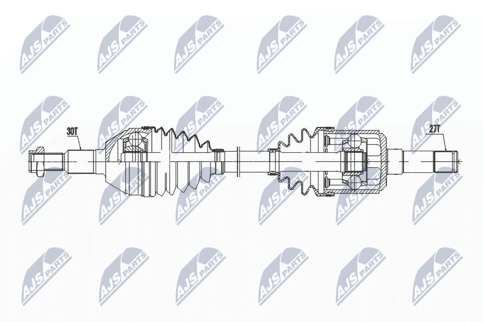 DRIVE SHAFT NPW-PL-145 FOR OPEL CHEVROLET Z 24 XE 2.4L Z20DMH/20DM/20SLLW 2.0L - Image 5