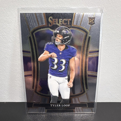 Panini 2025 Select Football Premier Level Rookie Tyler Loop #161 Ravens