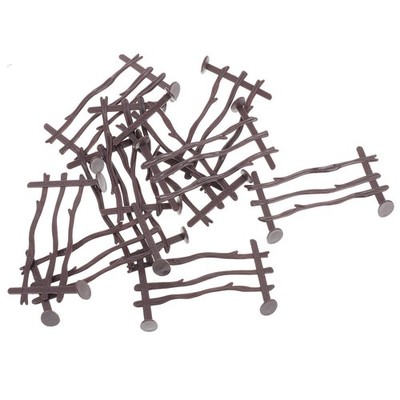 20 Pcs Minizaun Für Garten Kunststoff Gartenzaun Mini-Gartenzaun