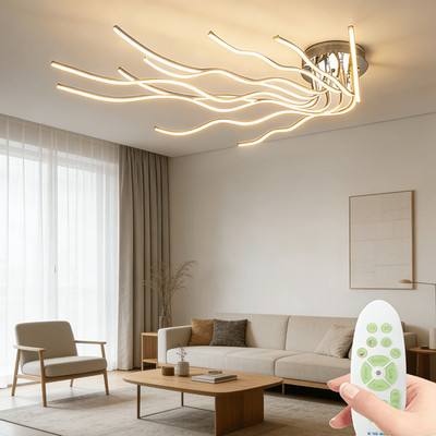 LED Hohe Qualität Deckenleuchte Flush Mount Deckenleuchte Für Esszimmer 130CM
