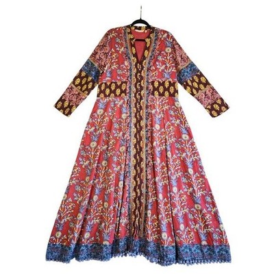 Soft Surroundings Women's Carmela Maxi Dress Size 18 In Garnet Boho | eBay