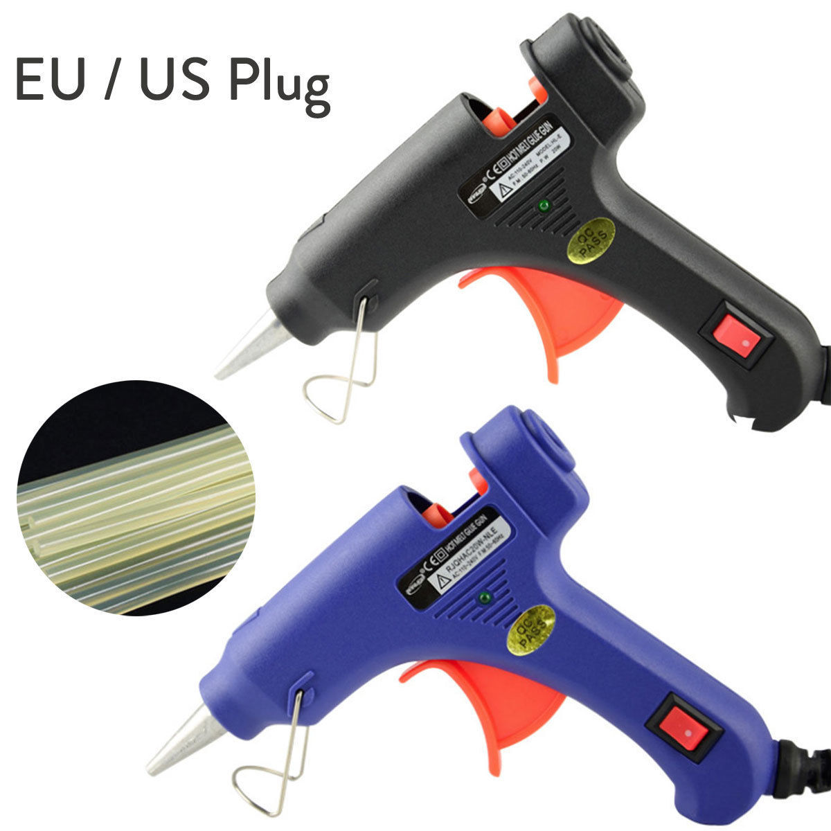 7mm Mini 20W Hot Melt Glue Gun Craftsman Electric Heat Temperature Tool RC588 eBay