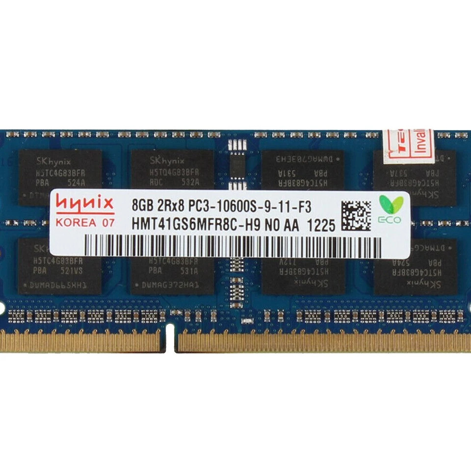 Hynix 32GB 16GB 8GB DDR3 1333MHz PC3-10600S 204Pin SODIMM Laptop Memory SDRAM UK - Image 4 of 4