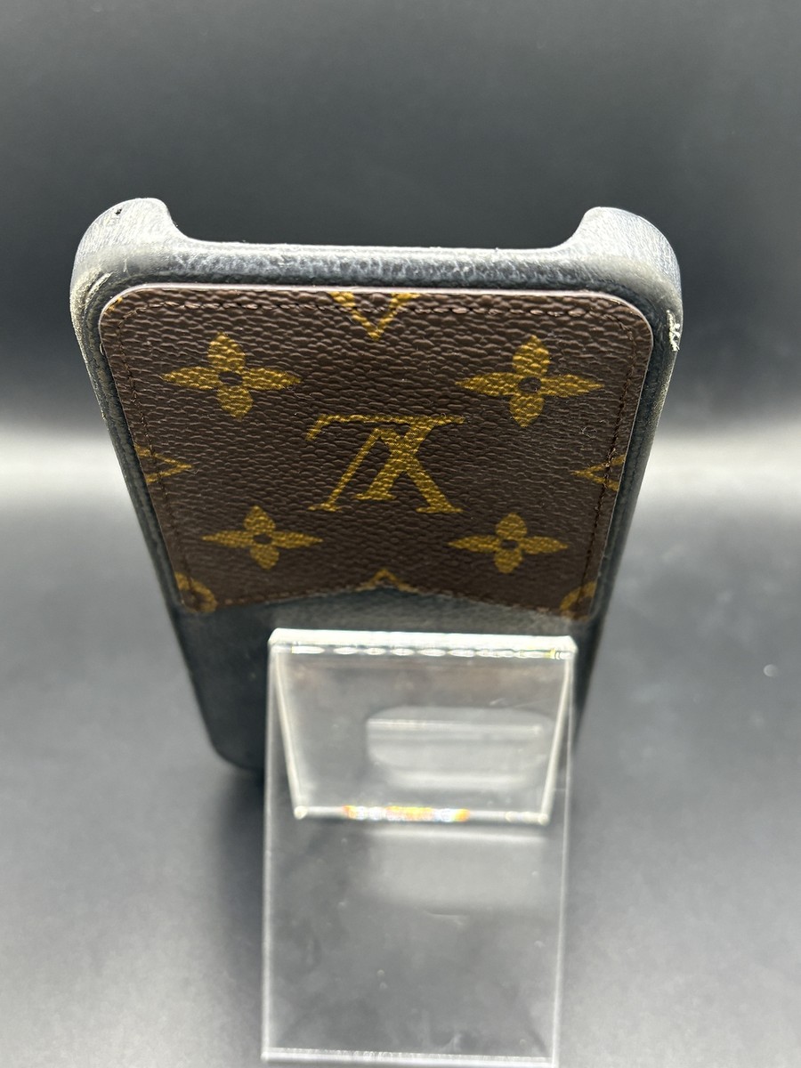 Auth Louis Vuitton Bumper 15 PRO MAX iPhone Case Monogram Used in