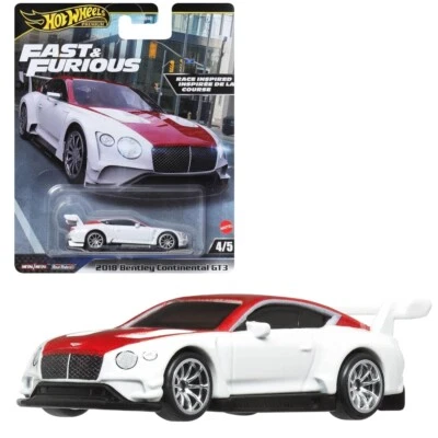 MATTEL 2018 Bentley Continental GT3 HVR63 | Hot Wheels Auto Fast & Furious