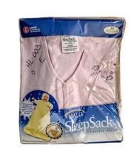 HALO SleepSack 100 Cotton Dusty Pink Embroidered Large 12-18 Months NIP