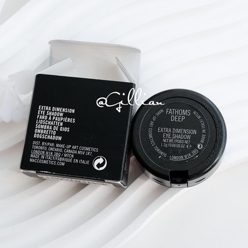 MAC~Extra Dimension Eyeshadow~FATHOMS DEEP~Metallic Dark Purple~ Limited Edition - Picture 5 of 7