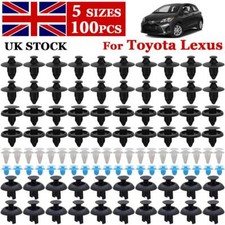 100pcs DOOR BODY PANEL BOOT RETAINER TRIM RIVET CLIPS BONNET FOR TOYOTA & LEXUS 