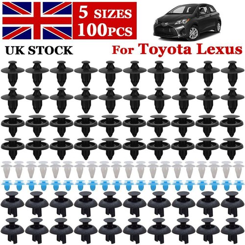 100pcs For TOYOTA LEXUS Push Rivets Undertray Car Splash Guard Clips