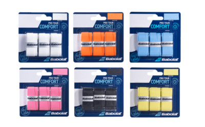 Babolat Pro Tour Comfort Overgrip 3pcs Tennis Badminton Squash Racket Grip NWT