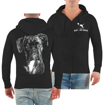 Kapuzenjacke Hooded Zip Deutscher Boxer Dogs Rasse Molosser  Schutzhunde S-8XL