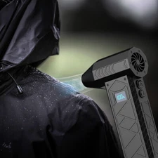 Handheld Air Blower Portable Electric Turbo Jet Fan Brushless Motor Blower&light