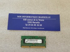 Barrette Mémoire Micron 1GB 1RX8 PC3-8500S-7-10-B1 MT8JSF12864HZ-1G1F1
