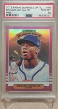 2019 Donruss Optic RONALD ACUNA JR. Pink PSA 10 POP 3