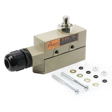 Awoco 15A Roller Plunger Door Micro Switch for Air Curtains IP 65 Limit Switch