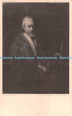 R535587 National Gallery A Burgomaster Official Series No 108 Rembrandt