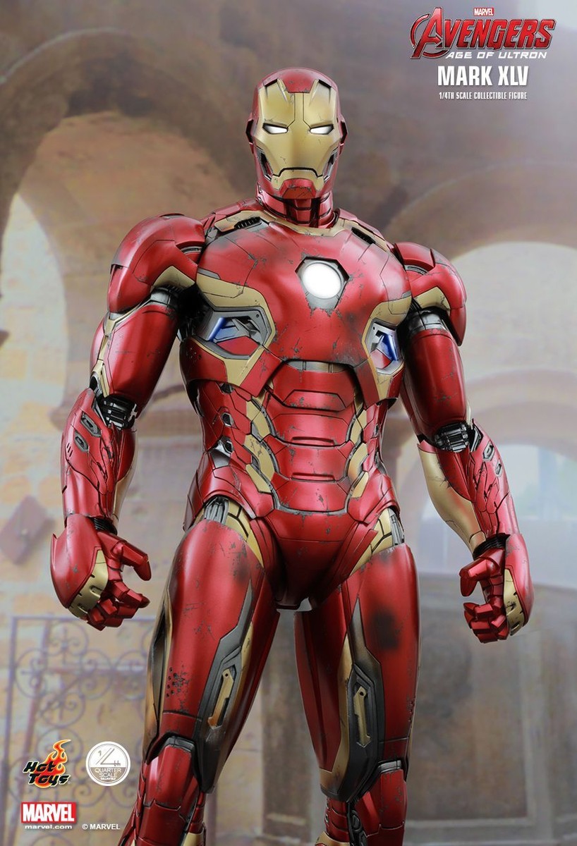 新品開封のみ ホットトイズ QS006 MK45 1/4 Hottoys Hot Toys 1/4 QS006 Avengers Age of Ultron Iron Man Mark 45