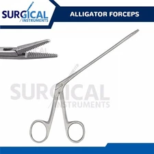 Alligator Ear Forceps 6.5" - Curved Jaw Design, Fine Tip, Surgical Instruments
