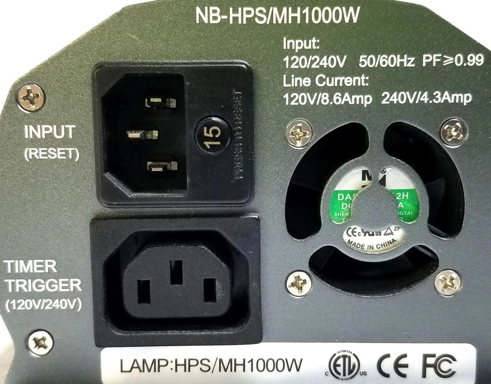 Nanolux NB-HPS/MH1000W Flip Ballast Input 120-240V 50-60Hz - Image 2 of 4