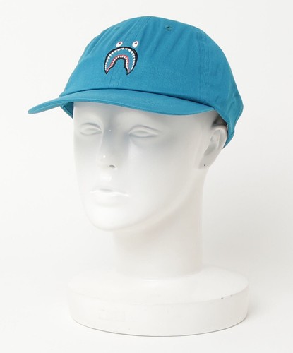 BATHING APE BAPE SHARK PANEL CAP BLUE 