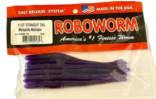 Esche Da Pesca Roboworm Style Drop Shot 6'' - 30pz - Phat Pak Baits