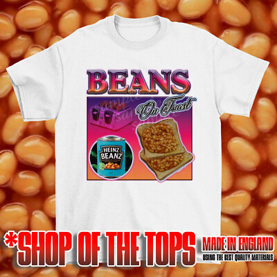 Beans Tshirt Unisex, Funny gift, Heinz, Kids Ladies, Pop, 80s