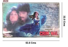 “Criminal” Movie Poster Decorative Indian Bollywood Movie Advertisement i2-532