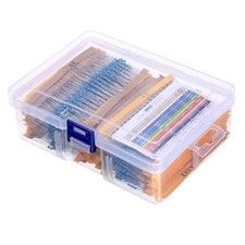 KKmoon 2600pcs 130 Values 1/4W 0.25W 1 Metal Film Resistors Assorted Q1N1