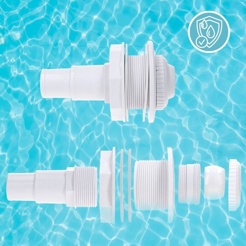 Amapool Pool Einbauskimmer Skimmer komplett Set inkl Einlaufdüse Korb Poolklappe - Bild 5 von 9