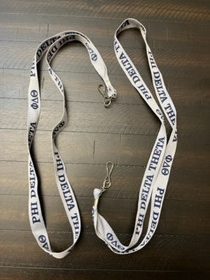 Set of 2 Lambda Chi Alpha Lanyard Keychain Key Attachment RETIRED, LICENSED