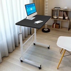 Details About Adjule Height Laptop Stand Rolling Computer Desk Table Sofa Bedside Tray Us