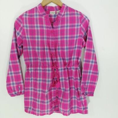 ll bean plaid tunic