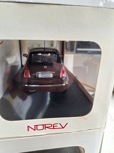 NOREV 1/18 1:18 Fiat Nuova 500 Sport Black 50906503 boxed - Picture 3 of 5