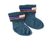 Hunter 146205 Kids Original Buoy Stripe Cuff Socks Sz S