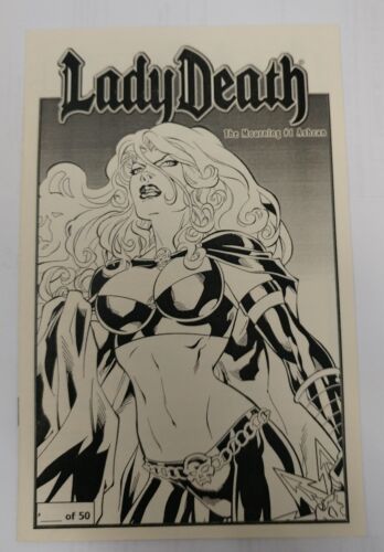 Lady Death The Mourning #1 Ashcan Premium Edition Chaos Comics New Stock 2002 - Afbeelding 1 van 3